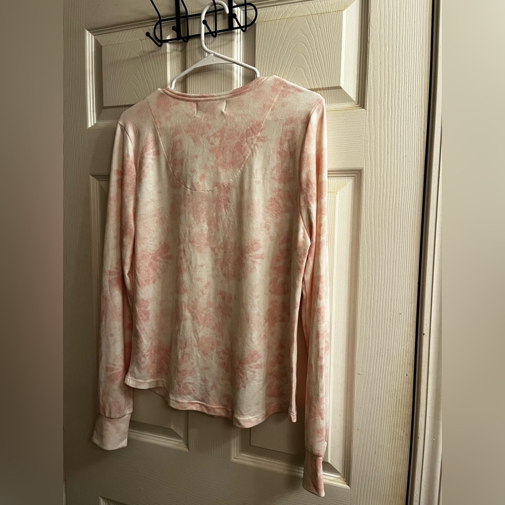 KIKIT~PINK MARBLED BLOUSE~NWT~XL - Picture 10 of 13